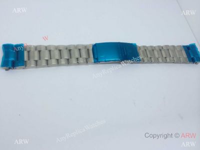 Omega Seamaster Silver Steel Strap 20mm Replica Watch Bands